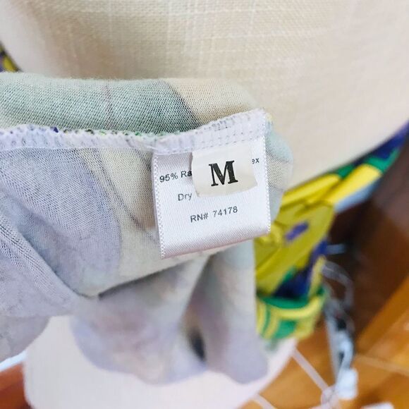 Toast | colorful halter top midi dress | size medium - Picture 6 of 7